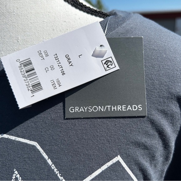 AC DC Gray and Pink Short Sleeve Tee - Picture 3 of 4